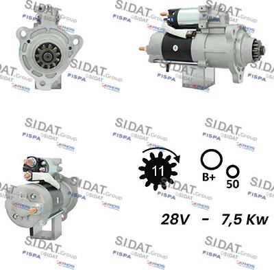 Sidat S24MH0083A2 - Starteris ps1.lv