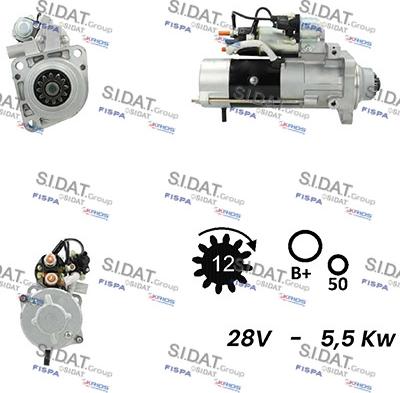 Sidat S24MH0021A2 - Starteris ps1.lv