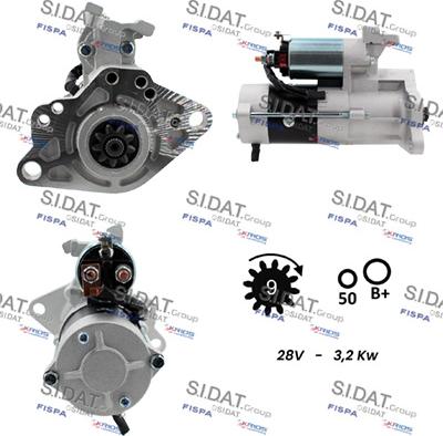 Sidat S24MH0159A2 - Starteris ps1.lv