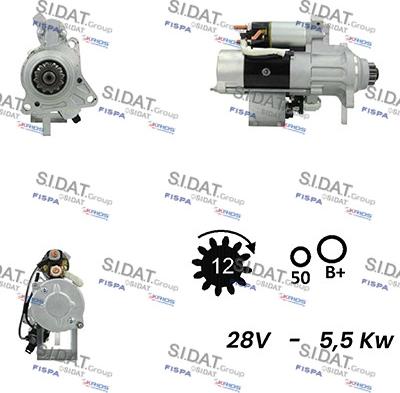 Sidat S24MH0110A2 - Starteris ps1.lv