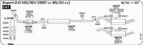 Sigam 016000 - Blīve, Izplūdes caurule ps1.lv