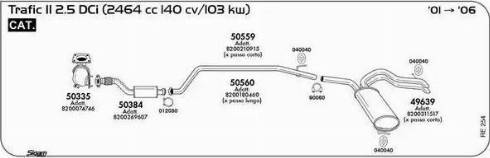 Sigam 012030 - Savienojošie elementi, Izplūdes gāzu sistēma ps1.lv