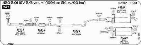 Sigam 023001 - Blīve, Izplūdes caurule ps1.lv