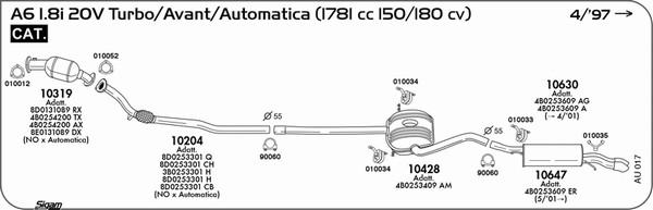 Sigam AU017 - Izplūdes gāzu sistēma ps1.lv