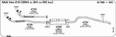 Sigam 025016 - Blīve, Izplūdes caurule ps1.lv