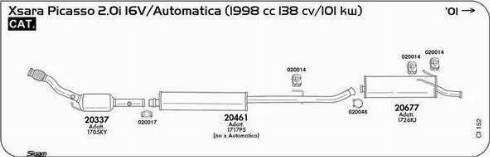 Sigam 020046 - Savienojošie elementi, Izplūdes gāzu sistēma ps1.lv