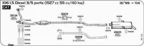 Sigam 020002 - Blīve, Izplūdes caurule ps1.lv