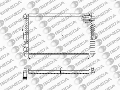 Signeda RA60489A/60299 - Radiators, Motora dzesēšanas sistēma ps1.lv