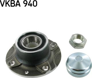 SKF VKBA 940 - Riteņa rumbas gultņa komplekts ps1.lv