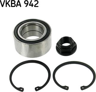 SKF VKBA 942 - Riteņa rumbas gultņa komplekts ps1.lv