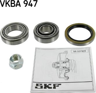 SKF VKBA 947 - Riteņa rumbas gultņa komplekts ps1.lv