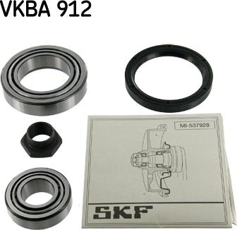 SKF VKBA 912 - Riteņa rumbas gultņa komplekts ps1.lv