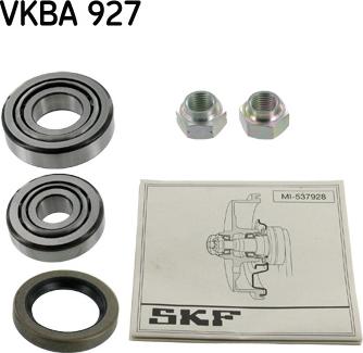 SKF VKBA 927 - Riteņa rumbas gultņa komplekts ps1.lv