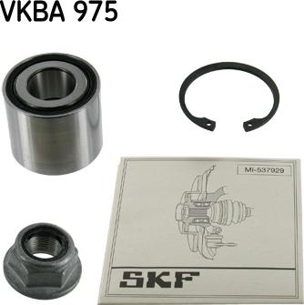 SKF VKBA 975 - Riteņa rumbas gultņa komplekts ps1.lv