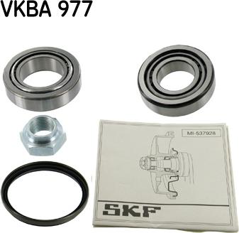 SKF VKBA 977 - Riteņa rumbas gultņa komplekts ps1.lv