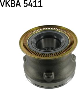 SKF VKBA 5411 - Riteņa rumbas gultņa komplekts ps1.lv