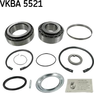 SKF VKBA 5521 - Riteņa rumbas gultņa komplekts ps1.lv