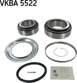 SKF VKBA 5522 - Riteņa rumbas gultņa komplekts ps1.lv