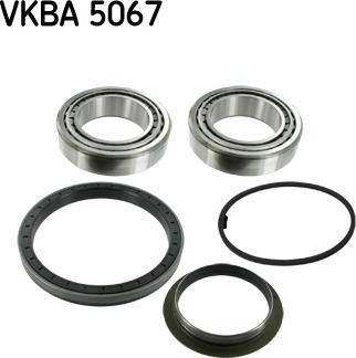 SKF VKBA 5067 - Riteņa rumbas gultņa komplekts ps1.lv