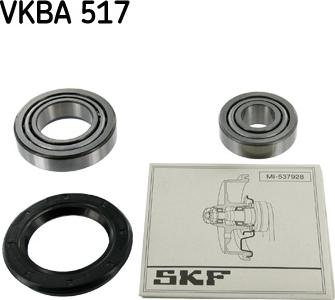 SKF VKBA 517 - Riteņa rumbas gultņa komplekts ps1.lv