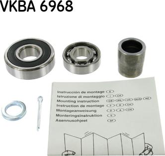 SKF VKBA 6968 - Riteņa rumbas gultņa komplekts ps1.lv