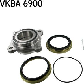 SKF VKBA 6900 - Riteņa rumbas gultņa komplekts ps1.lv