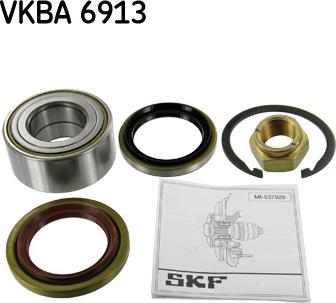 SKF VKBA 6913 - Riteņa rumbas gultņa komplekts ps1.lv