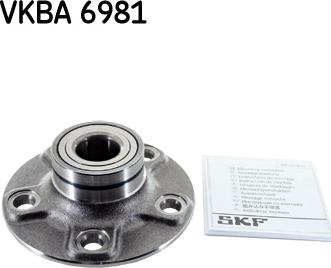 SKF VKBA 6981 - Riteņa rumbas gultņa komplekts ps1.lv