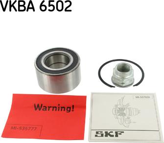 SKF VKBA 6502 - Riteņa rumbas gultņa komplekts ps1.lv