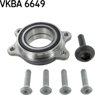 SKF VKBA 6649 - Riteņa rumbas gultņa komplekts ps1.lv