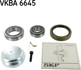 SKF VKBA 6645 - Riteņa rumbas gultņa komplekts ps1.lv