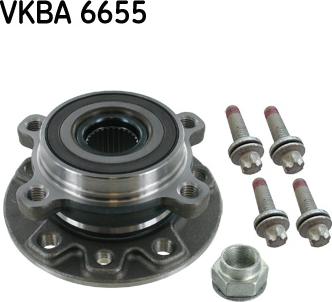 SKF VKBA 6655 - Riteņa rumbas gultņa komplekts ps1.lv