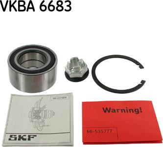 SKF VKBA 6683 - Riteņa rumbas gultņa komplekts ps1.lv