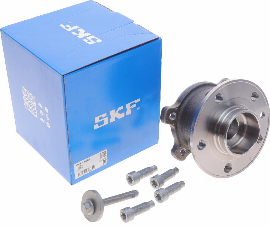 SKF VKBA 6687 - Riteņa rumbas gultņa komplekts ps1.lv