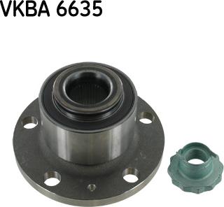 SKF VKBA 6635 - Riteņa rumbas gultņa komplekts ps1.lv