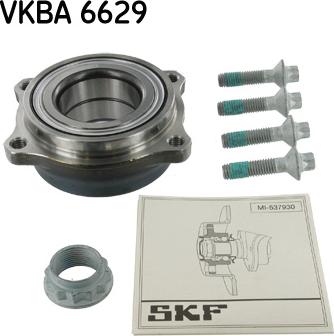 SKF VKBA 6629 - Riteņa rumbas gultņa komplekts ps1.lv