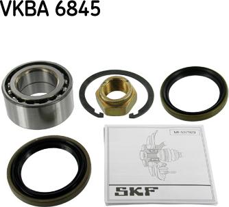 SKF VKBA 6845 - Riteņa rumbas gultņa komplekts ps1.lv
