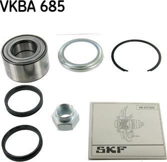 SKF VKBA 685 - Riteņa rumbas gultņa komplekts ps1.lv