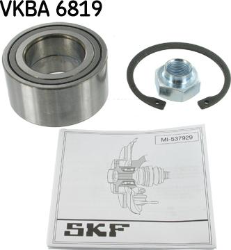 SKF VKBA 6819 - Riteņa rumbas gultņa komplekts ps1.lv