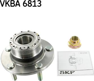 SKF VKBA 6813 - Riteņa rumbas gultņa komplekts ps1.lv