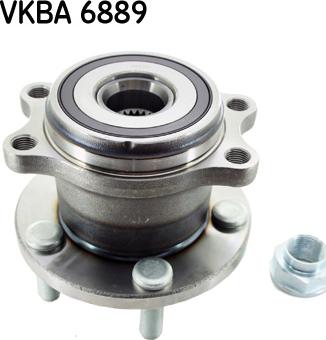 SKF VKBA 6889 - Riteņa rumbas gultņa komplekts ps1.lv