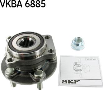 SKF VKBA 6885 - Riteņa rumbas gultņa komplekts ps1.lv