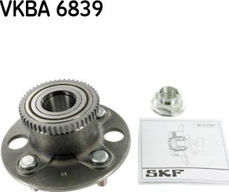 SKF VKBA 6839 - Riteņa rumbas gultņa komplekts ps1.lv