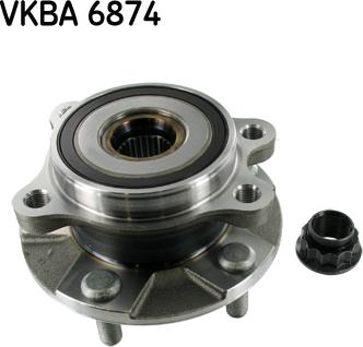 SKF VKBA 6874 - Riteņa rumbas gultņa komplekts ps1.lv