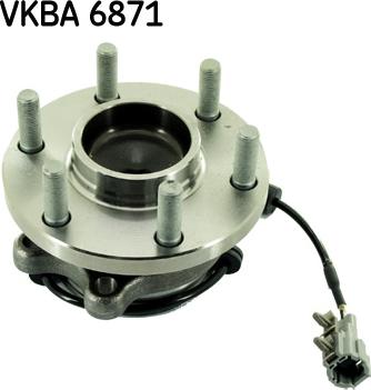 SKF VKBA 6871 - Riteņa rumbas gultņa komplekts ps1.lv