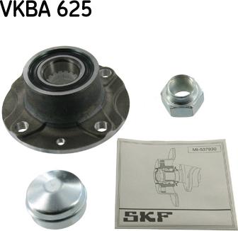 SKF VKBA 625 - Riteņa rumbas gultņa komplekts ps1.lv