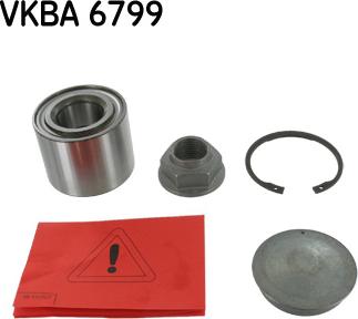 SKF VKBA 6799 - Riteņa rumbas gultņa komplekts ps1.lv