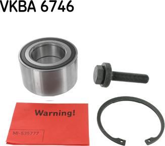 SKF VKBA 6746 - Riteņa rumbas gultņa komplekts ps1.lv