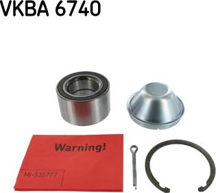 SKF VKBA 6740 - Riteņa rumbas gultņa komplekts ps1.lv