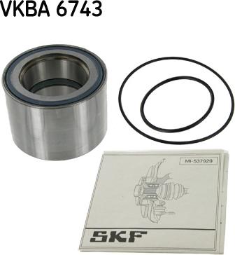 SKF VKBA 6743 - Riteņa rumbas gultņa komplekts ps1.lv